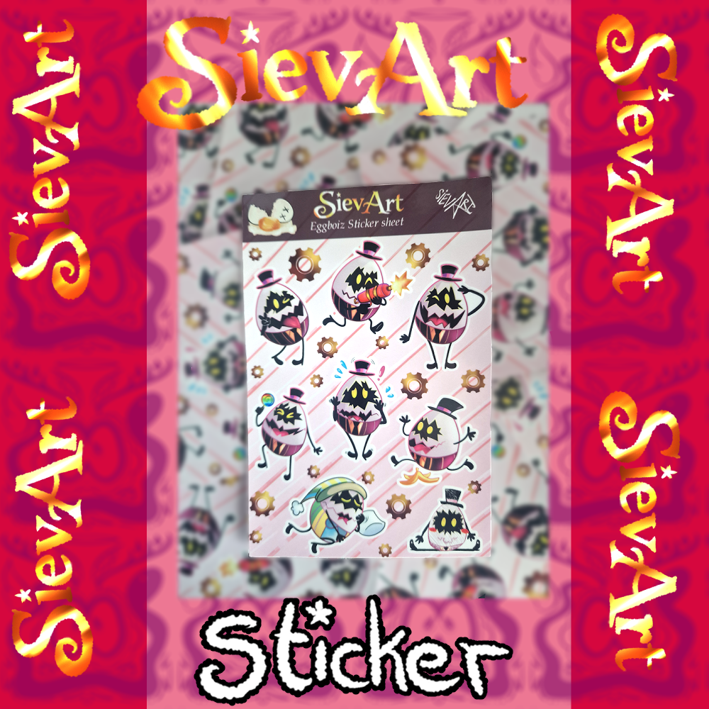 Eggbois Sticker Sheet